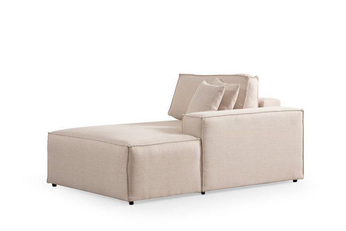 Atelier Del Sofa Sofá-Cama Esquinero Ecru 260cm Ancho x 170cm Profundidad, convertible en cama 206cm x 145cm